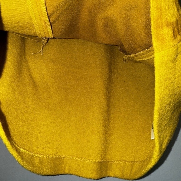 EUC Anthropologie Cooperative Mustard Yellow A-Line Mini Skirt Size 0 - Picture 4 of 9
